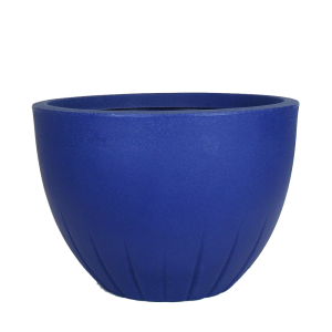 Vaso Bojudo Frisado Azul – 40cm X 30cm – Nº 01 - Vogue
