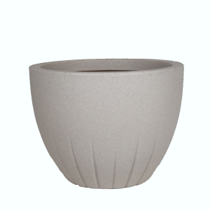 Vaso Bojudo Frisado Calcário – 40cm X 30cm – Nº 01 - Vogue