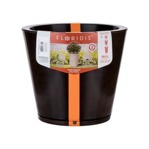 Vaso Genebra Marmorato Marrom - 38cm X 57cm -  Floridis