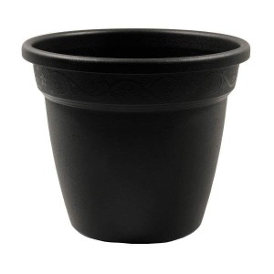 Vaso Vicenza Preto - 10 cm – Desli