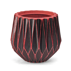 Vaso Origami Redondo Rubi - 22cm X 20,5cm – Nutriplan